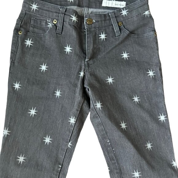 SASS & BIDE Starburst Playman Gray Skinny Jeans Size 26 - Picture 3 of 7